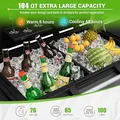104 Quart Rolling Cooler Cart: view 2