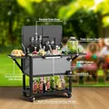 104 Quart Rolling Cooler Cart: view 3