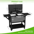 104 Quart Rolling Cooler Cart: view 5