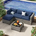 L-Shaped Sectional Cushions, 25.6 x 25.6 in, 9 Pieces: view 2