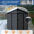8 x 10 ft Resin Storage Shed: view 5